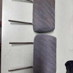 96-02 Toyota 4Runner Rear Headrests Cloth OEM BLUE GREY 2nd Row