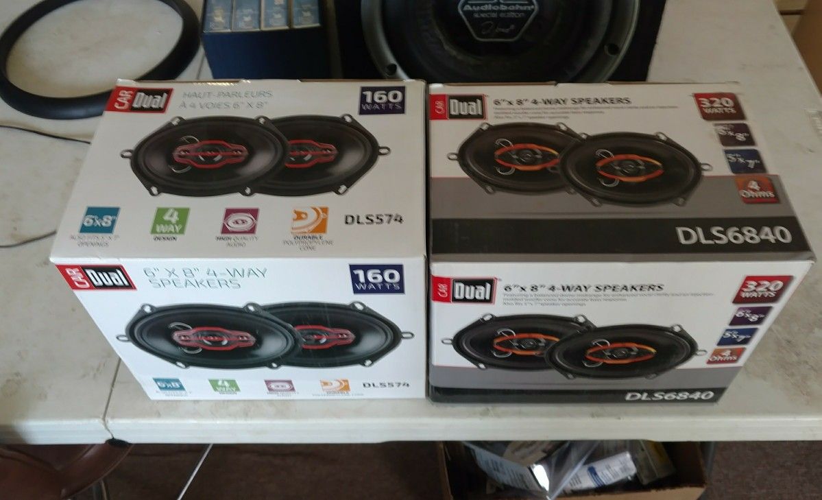 2 pair 6x8. Replacement speaker....