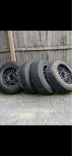 After market Vision Rims W/Tires. $800 OR BEST OFFER