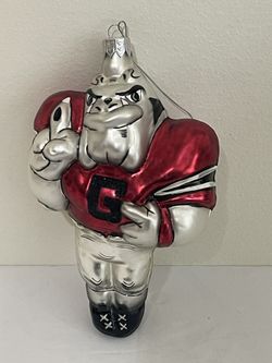 Georgia Bulldog  Figurine  Ornament 