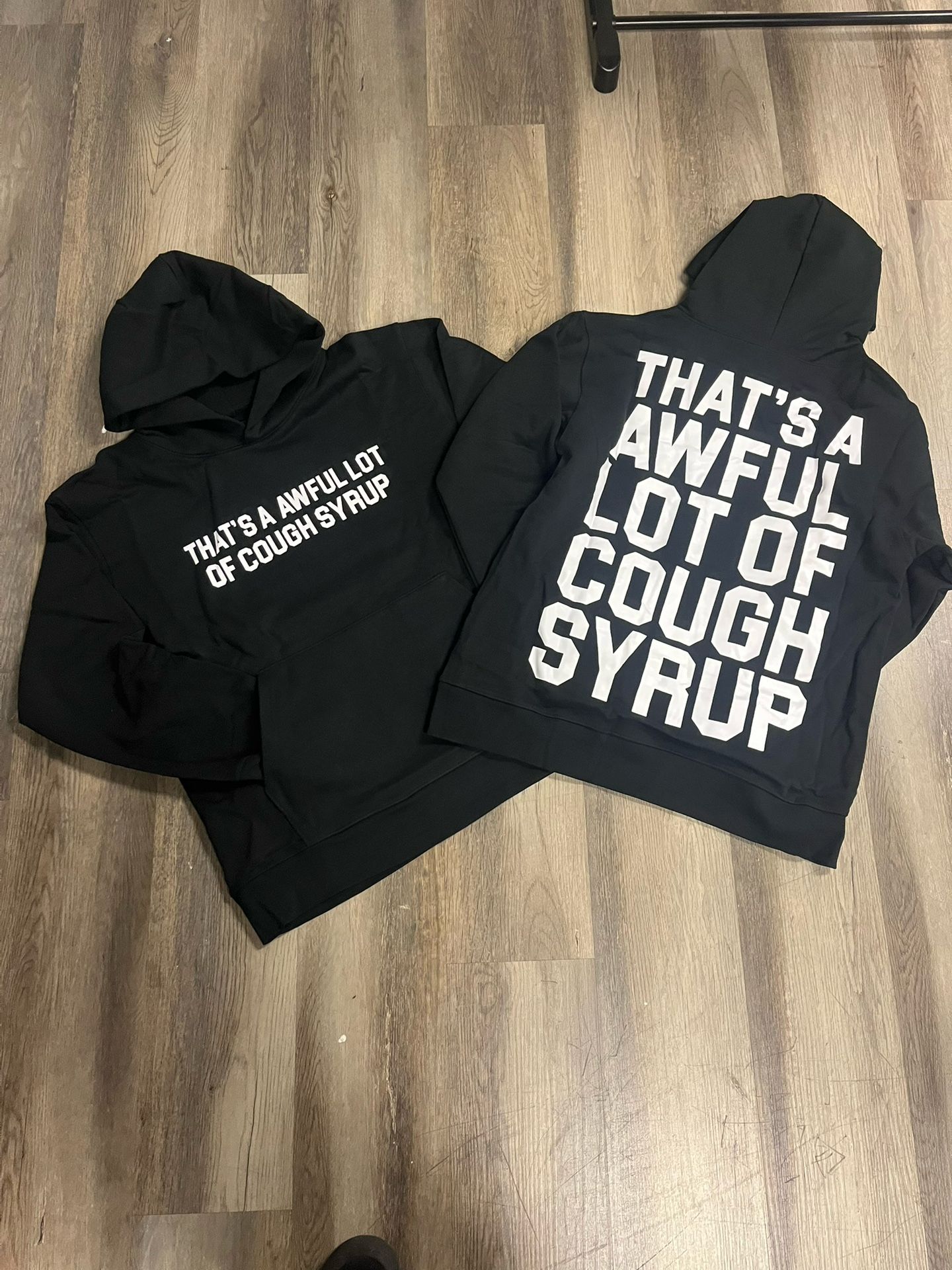 Retail Cough Syrup Hoodies S-Xl