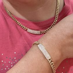 Gold-filled Necklace/bracelet Set 