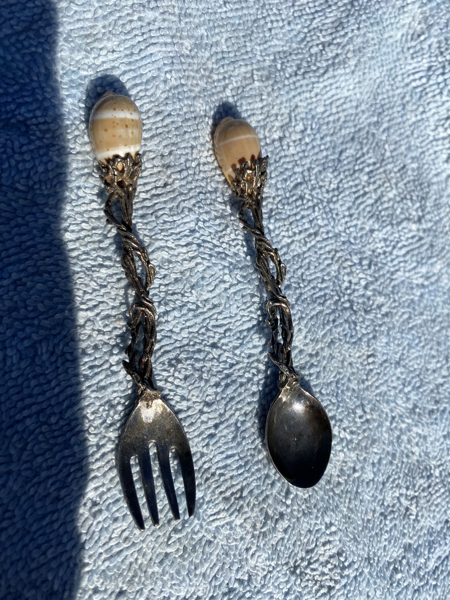 Antique Sterling Fork & Spoon