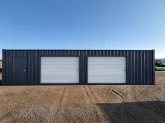 40 FOOT NEW 1-TRIP HC CUSTOM MULTI ROLL DOOR CONTAINER/W MAN DOOR HC,SHED,STORAGE,SHIPPING,CONEX,PORTABLE STORAGE