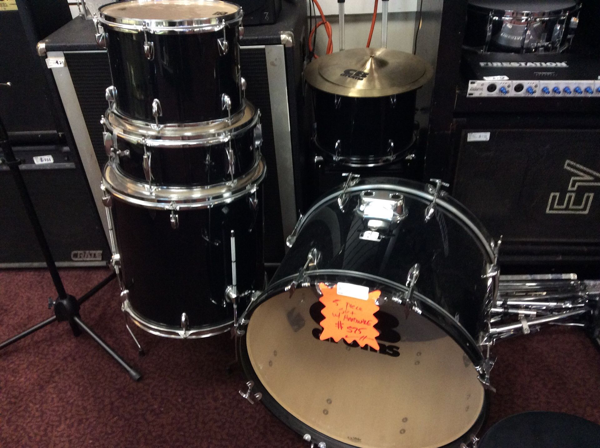 CB Drums SP Series 5 drum kit with cymbals, hardware, throne Good Condition