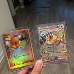 Pokémon Torchic & Flareon Ex