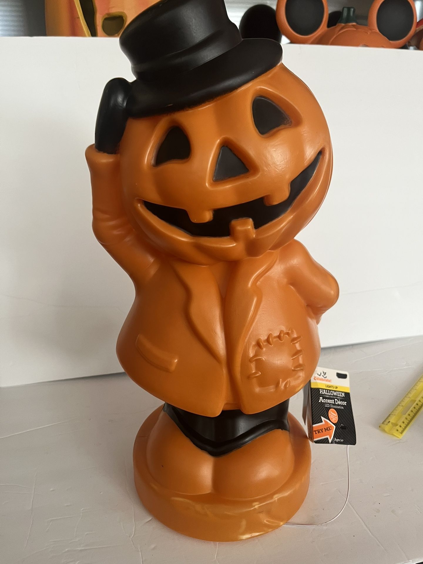 18” Way To Celebrate Mr Pumpkin Halloween Blow Mold