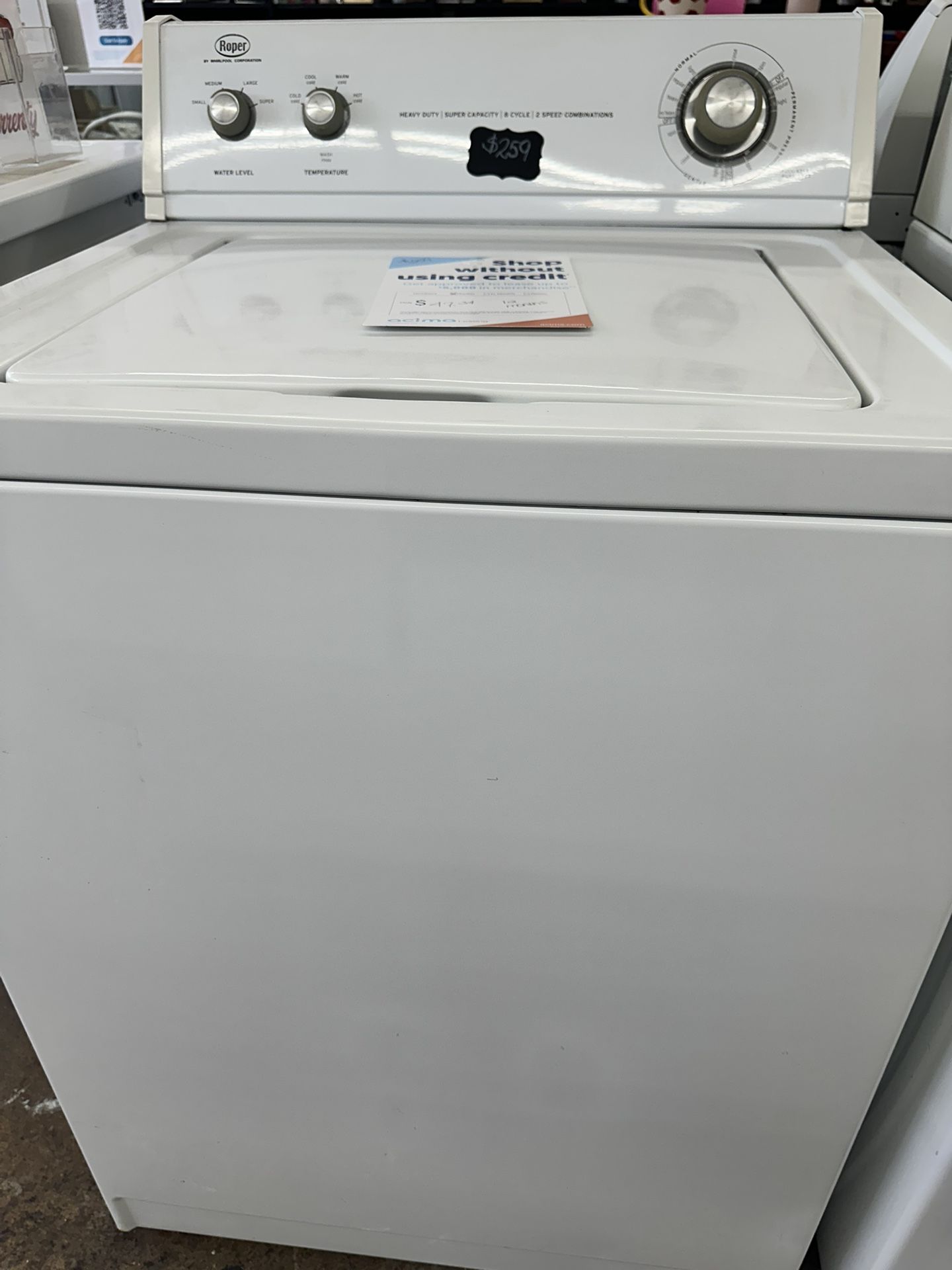 Whirlpool Roper Heavy Duty Direct Drive Washer! 100% Guaranteed! Delivery Available Same Day! 