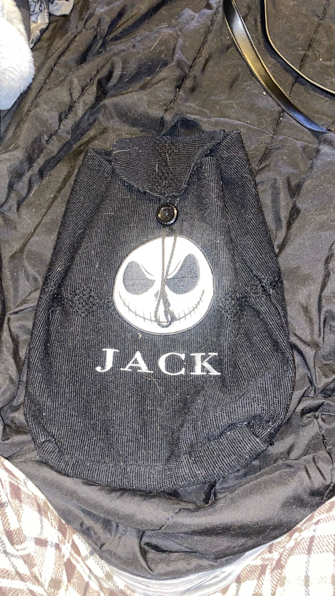 Jack Skeleton Backpack, Black, 17inches X 10inches X 5 Inches