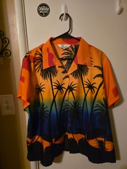 Hawaiian Aloha Button-Up Shirt