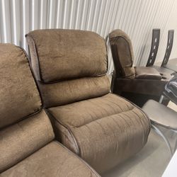 Free Sofa King Bed With Mattress And Glass Top Table 