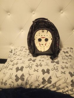 Loungefly Friday the 13th Jason Mask Mini Backpack (Glow in the Dark)