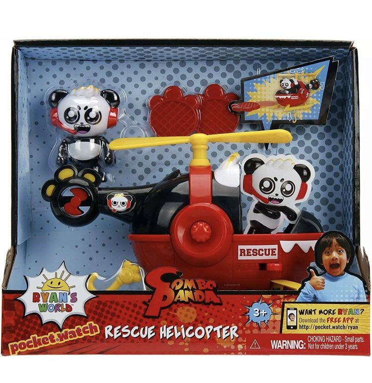Ryan’s World Combo Panda Rescue Helicopter