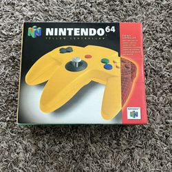 Yellow N64 Controller Box Only
