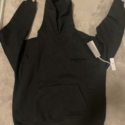 Black stretch limo essentials hoodie