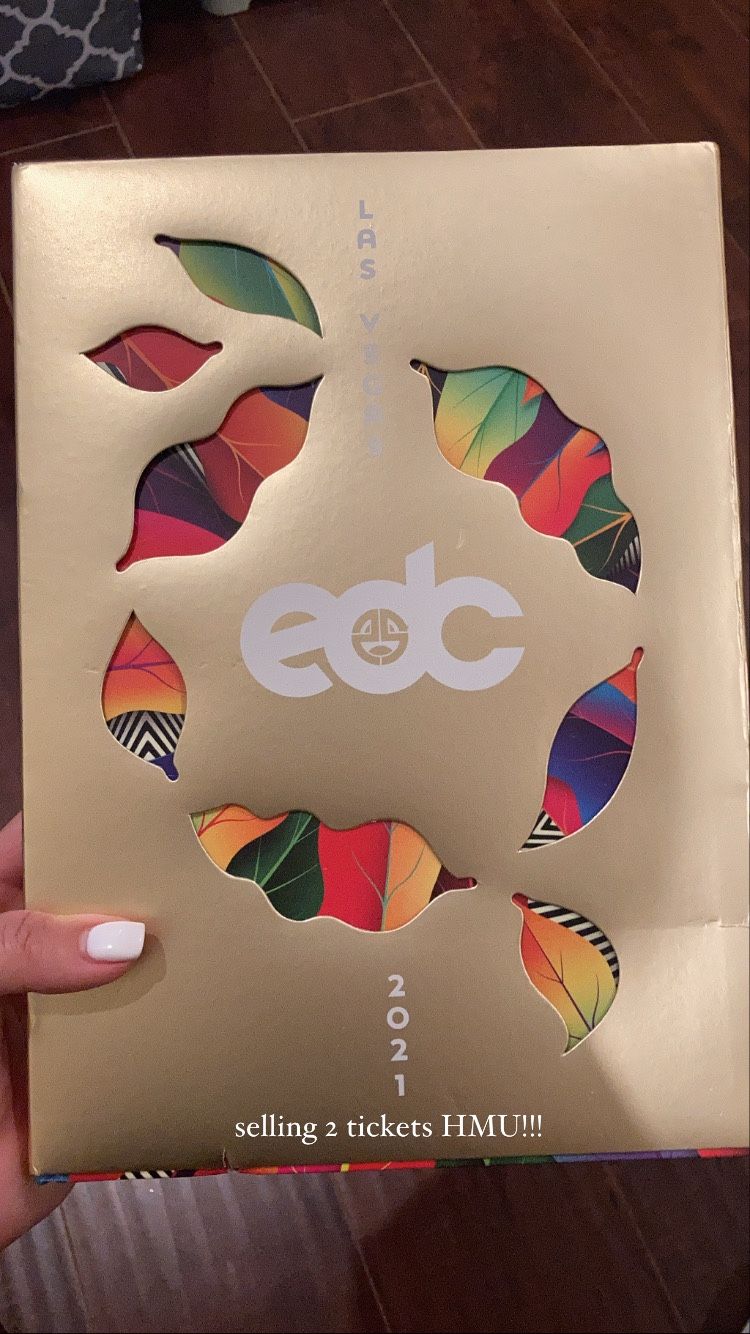 One EDC Ticket! 