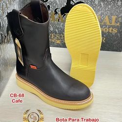 Botas De Piel De México Cómodas Para Trabajar 