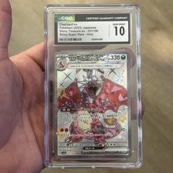 Pokemon Charizard ex JP CGC MINT 10