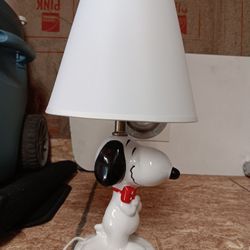 Vintage Snoopy Lamp