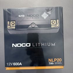 NOCO NLP20 12v Lithium Motorcycle Battery 