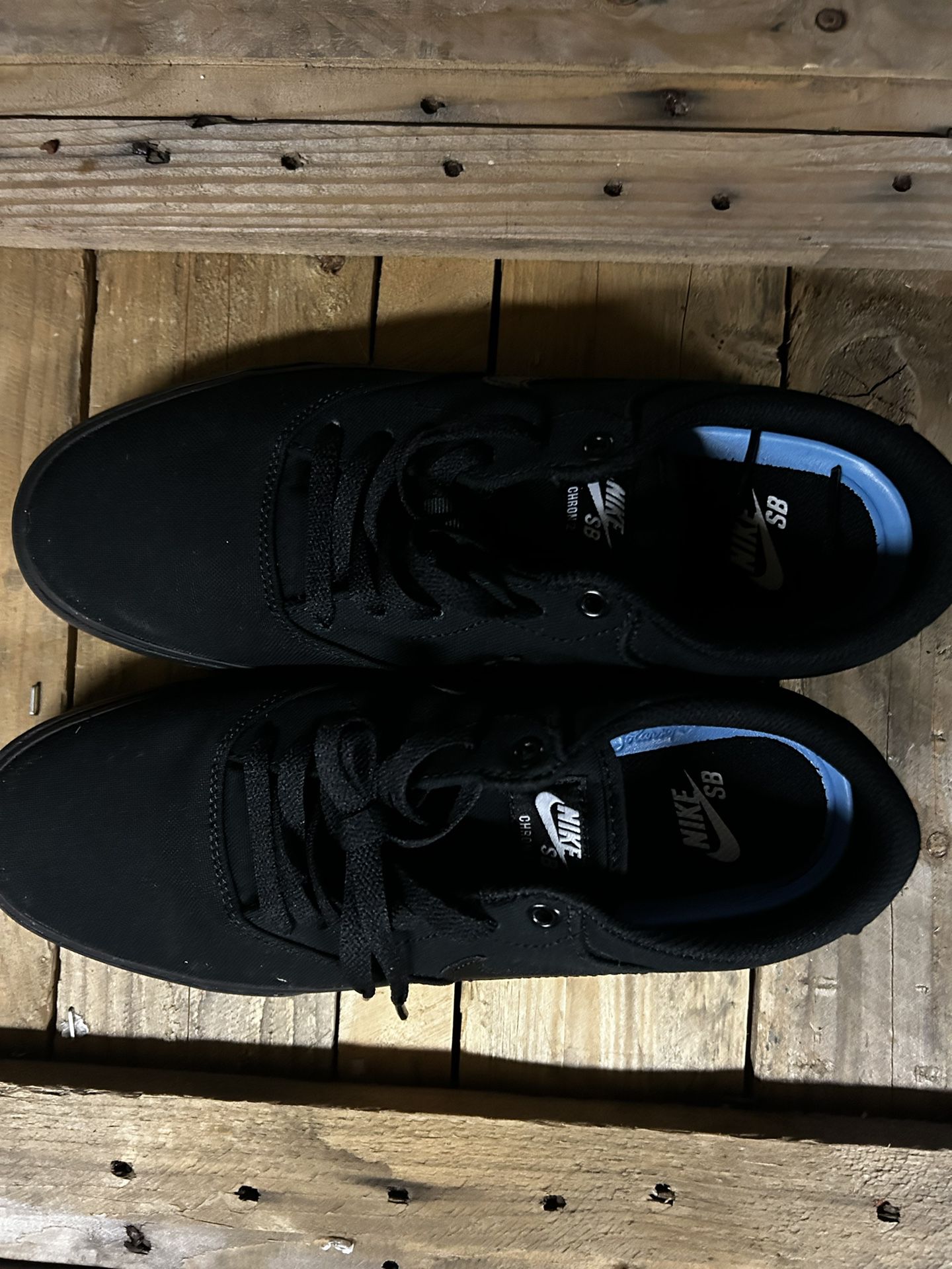 Nike Chron 2 Black Canvas Skate Shoes Size 9 for Sale in Spring Valley, CA -