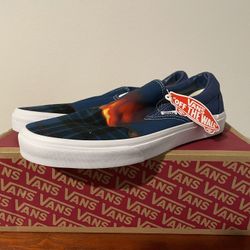 Vans’ Classic Slip-On (Big Reveal/Navy) Size 12 Men