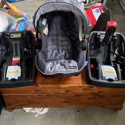 Infant Car Seat With Two Bases