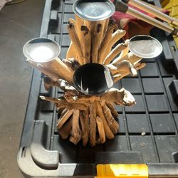 Driftwood Candle Holder