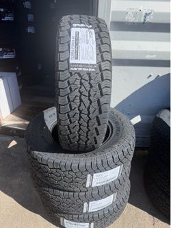 LT275/70/18 ROYALBLACK AT ALL SEASON MOUNT BALNCE CASH PRICE WE OFFER FINANCE