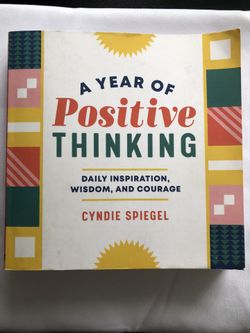 A Year of Positive Thinking Book By Cyndie Spiegel 