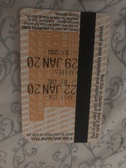 7 day pass