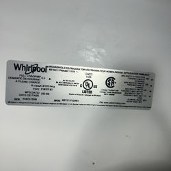 Whirlpool White Fridge In Excellent Condition 