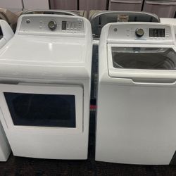Ge  Washer And Electric Dryer