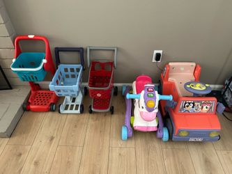 Kids toy carts