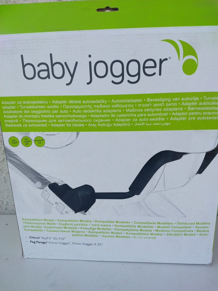 ( NEW )Baby Jogger 1967207 Car Seat Adapter Single for Chicco and Peg-Perego