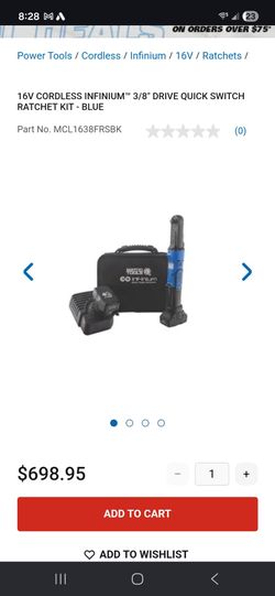 Matco 3/8" DRIVE  quick shift rachet