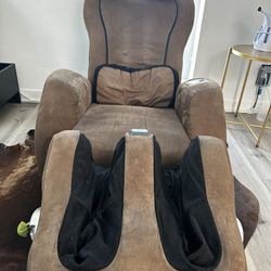 IJoy Massage Chair, And Ottoman, Sharper Image