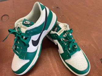 Nike Dunk Low Green White Sneakers