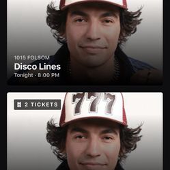 Disco Lines 12/31.  3 Tickets