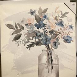 Floral Canvas Wall Hanging-kirklands