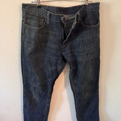 Levi's Men's 501 36x30 Original Straight Fit Jeans - Dark Wash jeans