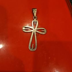 Real Silver Religious Cross 
