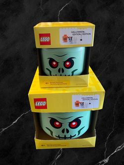 LEGO Halloween Edition Storage Head Small & Large