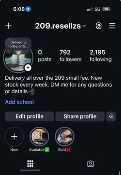 My insta where I sell many good quality products