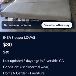 IKEA Sleeper LOVAS Take As Is