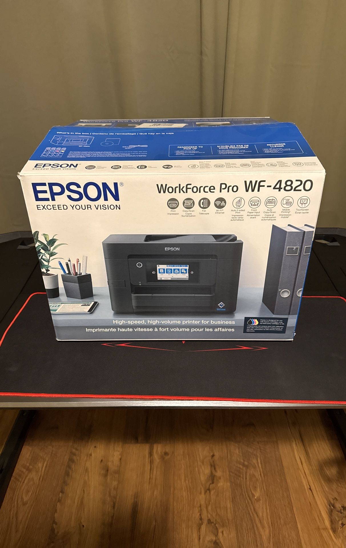 Epson WF Pro WF-4830 All-In-One Printer/Scanner/Copier/Fax