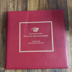 The Franklin Mint 1st Addition Solid Bronze Proof Set