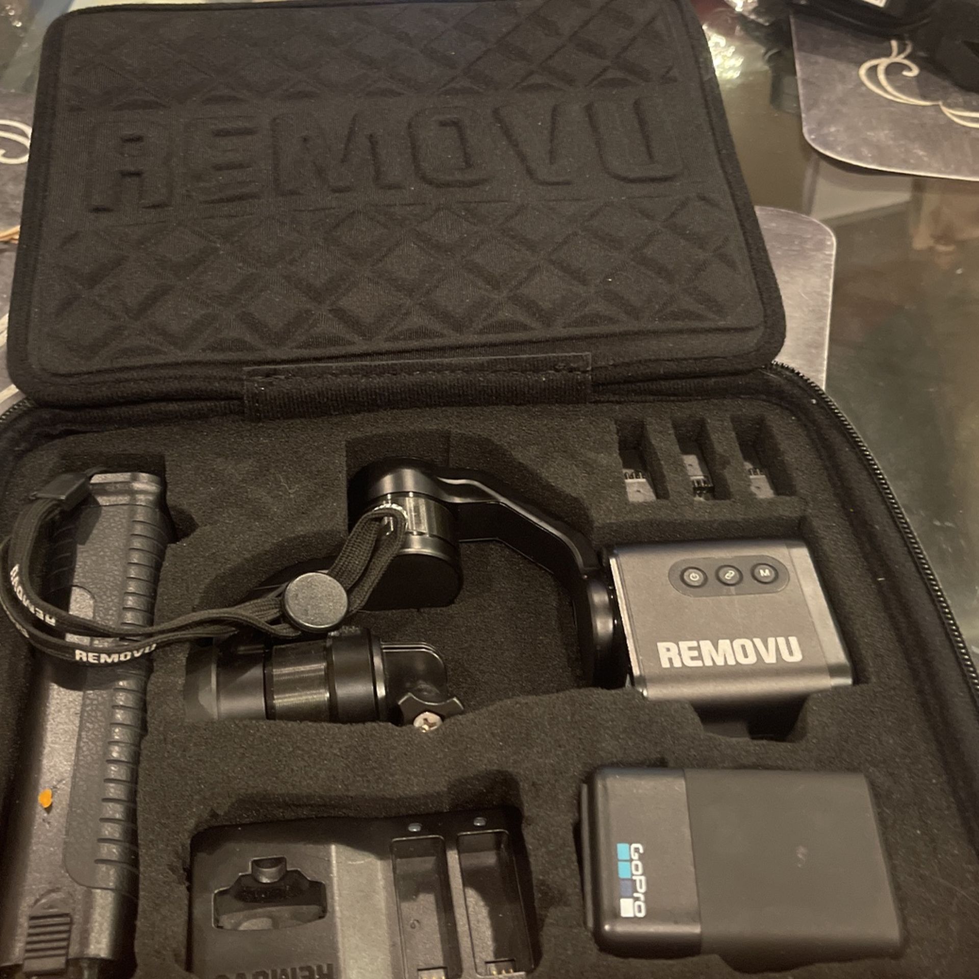 Removu Kindle Stick For GoPro Camera kit and Carrying Case