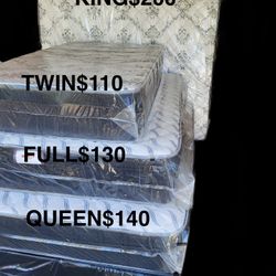 Mattresses King Queen Full Twin