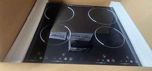 3000W 110V Electric Cooktop 4 Burners, 24 Inch Portable Built-In Countertop Ceramic Stove Top Built-ir Cooktop Sensor Touch Control with Safety Lock